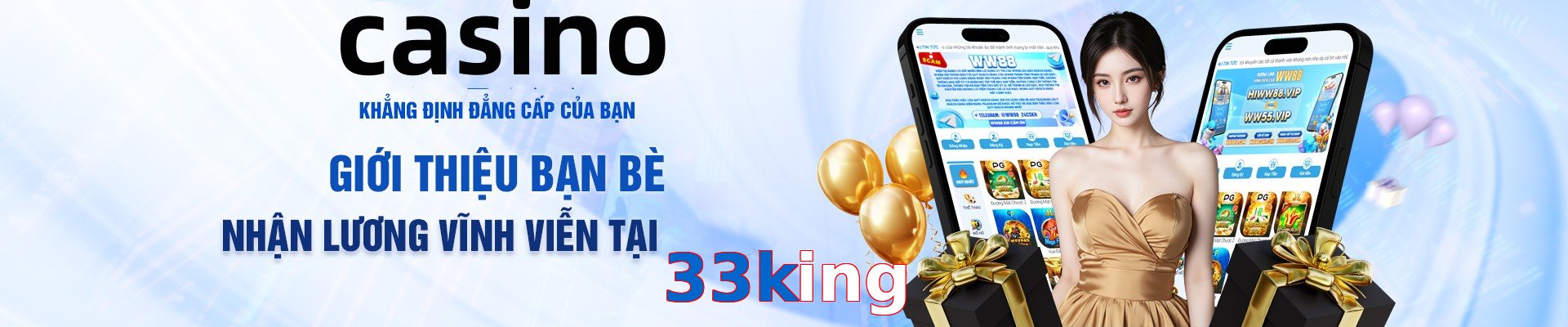 Trò chơi Slot được yêu thích tại 33king